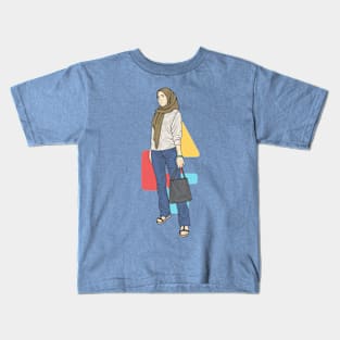 Hijab Girl Sweater Kids T-Shirt